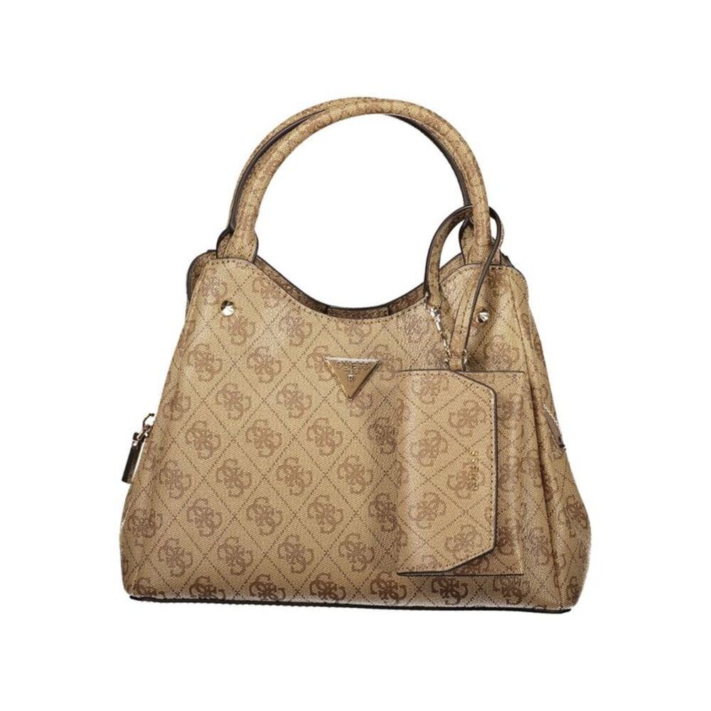 Guess Jeans Beige Polyethylene Women's Handbag